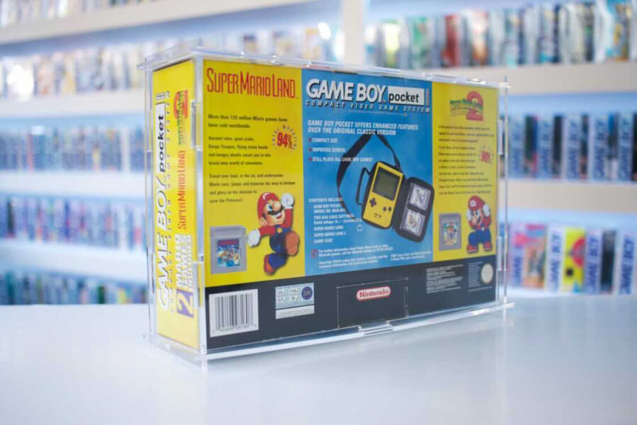 Gameboy Pocket With 2 Games & Carry Case Edition Display Case