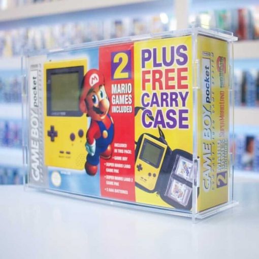 Gameboy Pocket With 2 Games & Carry Case Edition Display Case