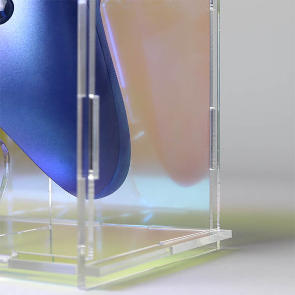 Iridescent Dual Case and Controller Stand