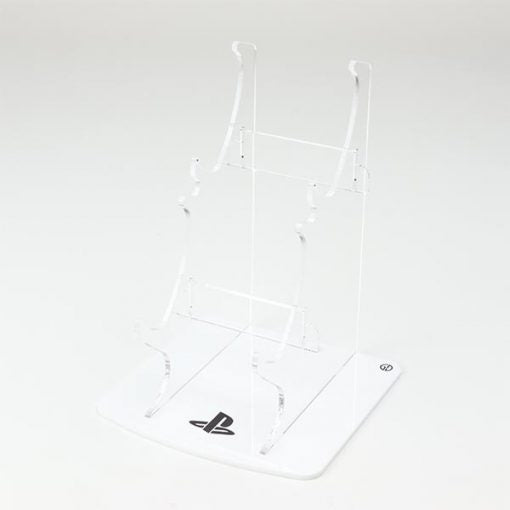 PlayStation Logo PS5 White Double Controller Stand