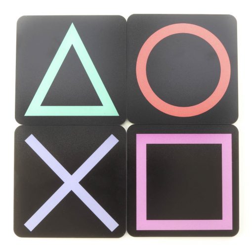 PlayStation Square Buttons Coaster Set