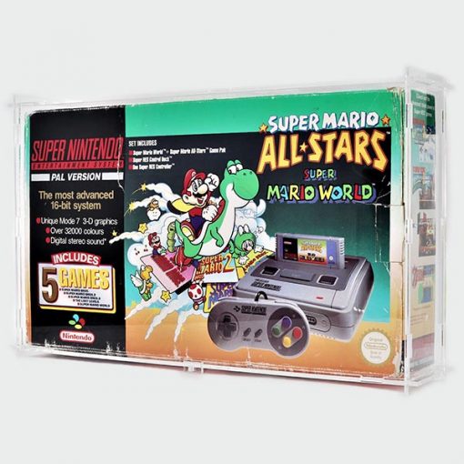 Nintendo SNES Boxed Console Display Cases