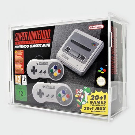 SNES Mini Boxed Console Display Case