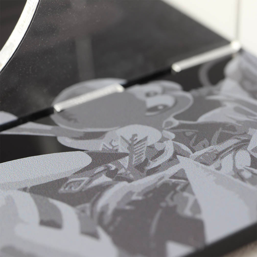 Greyscale Super Smash Bros Ultimate Switch Pro Controller Stand