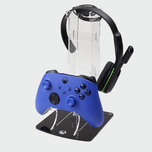 Xbox Series X S White Logo Dual Controller & Headset Stand