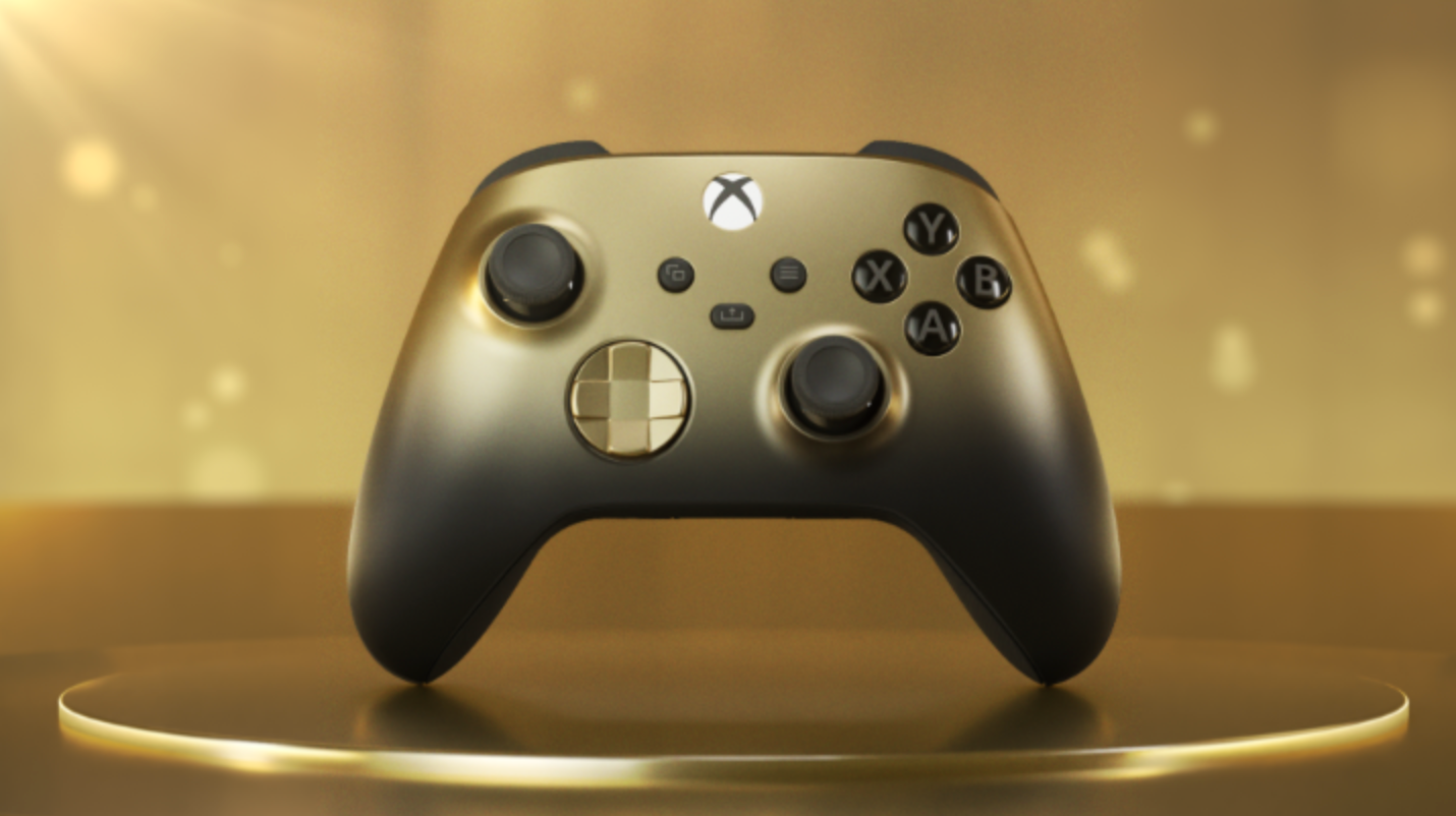 NEW – Gold Shadow Special Edition Xbox Controller Stands – Gaming Displays