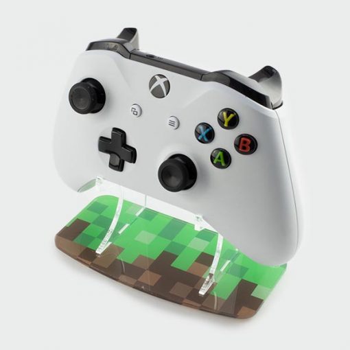 Minecraft Pixels Xbox One Controller Stand Gaming Displays minecraft-pixels-xbox-one-controller-stand-gaming-displays