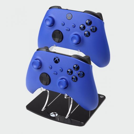 White Logo Double Xbox Series X S Controller Stand – Gaming Displays