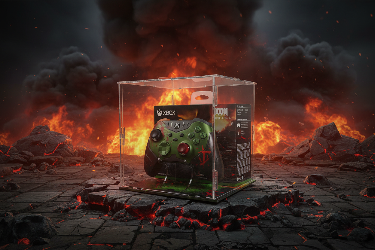 DOOM Dark Ages Xbox Tri Case – Gaming Displays