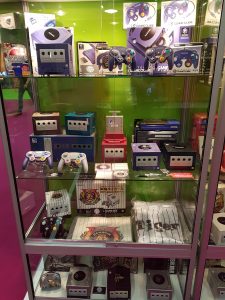 Photo of a Nintendo GameCube display