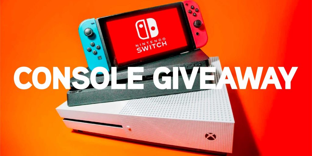 Console Giveaway Gaming Displays Blog Banner