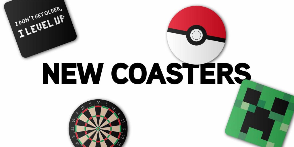 New Coasters Gaming Displays Blog Banner