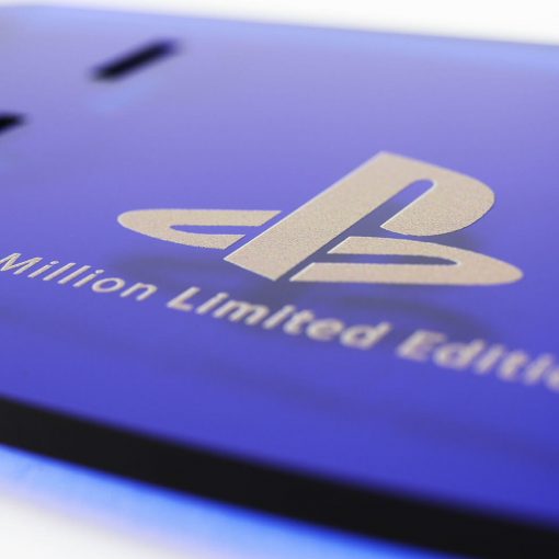 Close up of the PlayStation 4 Limited Edition 500 Million PS4 Controller Display Stand