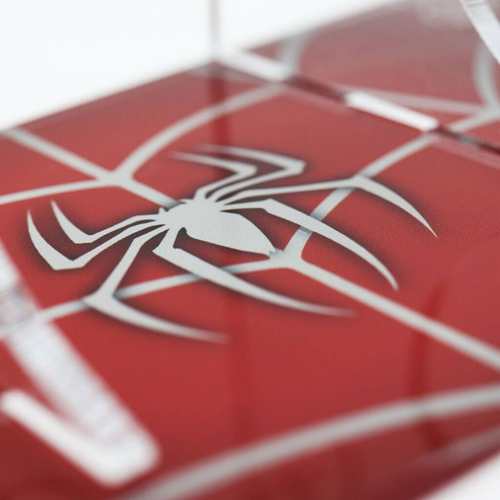 Spider Man themed "Webslinger" Printed PS4 Controller Stand to match Kustom Kontrollers bespoke pads