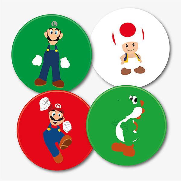 Super Mario Pow Block Coaster - Gaming Displays