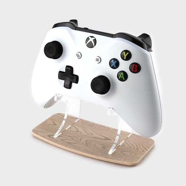 wooden xbox controller stand