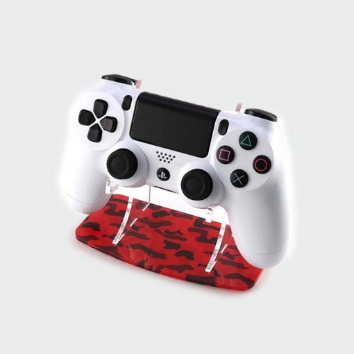Scarlet Camouflage PlayStation 4 Printed Acrylic Controller Display Stand