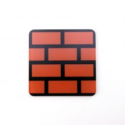 Super Mario Brick Block Printed Acrylic Gaming Coaster