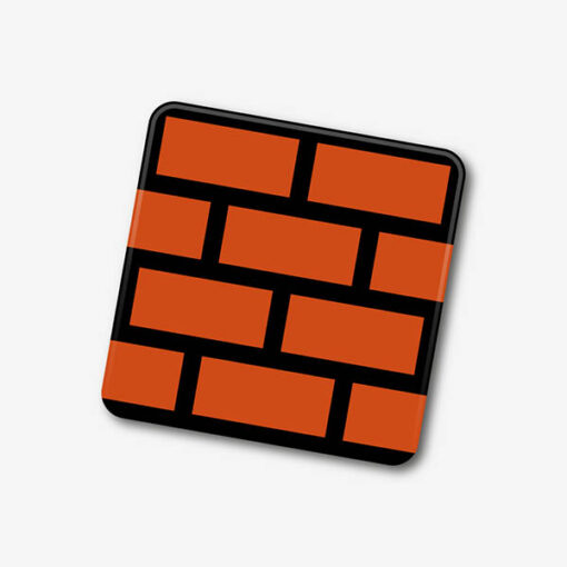 Mario Brick Block Single Coaster