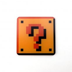 Super Mario Question Block Printed Acrylic Gaming Coaster
