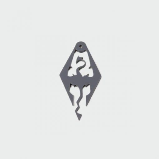 Skyrim Logo Charm