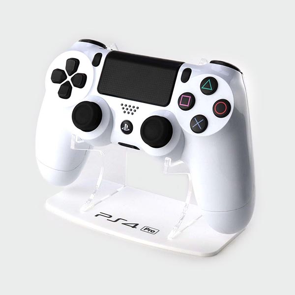 White PS4 Pro PlayStation 4 Controller Stand - PlayStation 4
