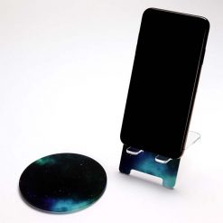 Galaxy Coaster and Phone Stand Set with Phone
