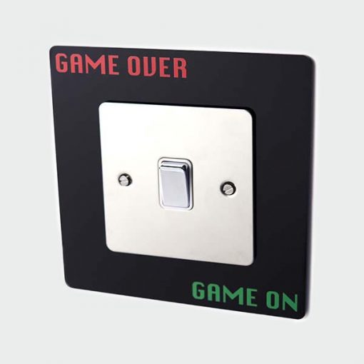 Game Over Game On Light Switch Surround