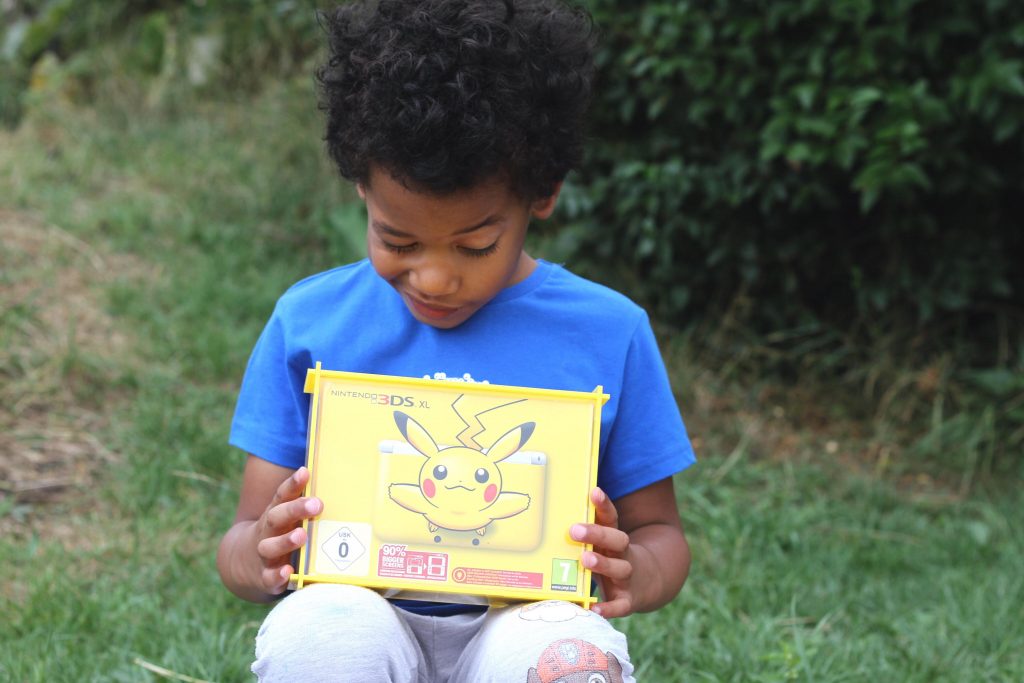 Boy Holding Pikachu Box Case