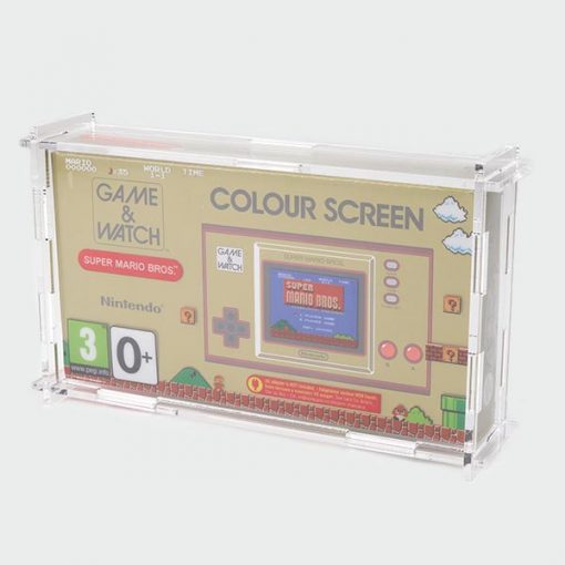 Game & Watch 35th Anniversary Super Mario Edition Boxed Console Acrylic Display Case