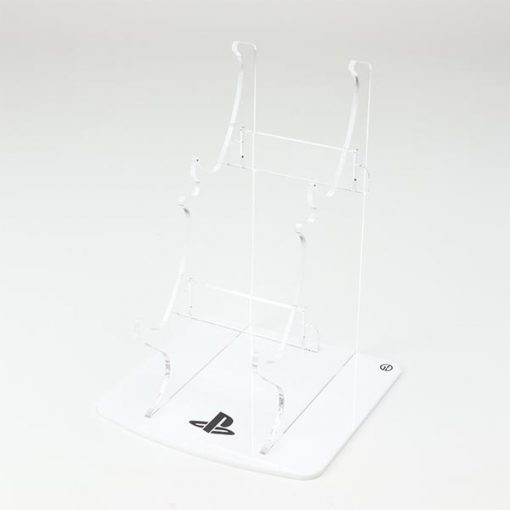 PlayStation Logo PS5 White Double Controller Stand no controllers