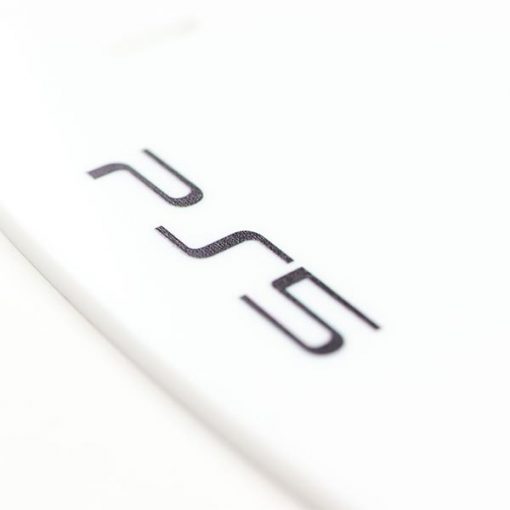 PS5 Logo Close Up