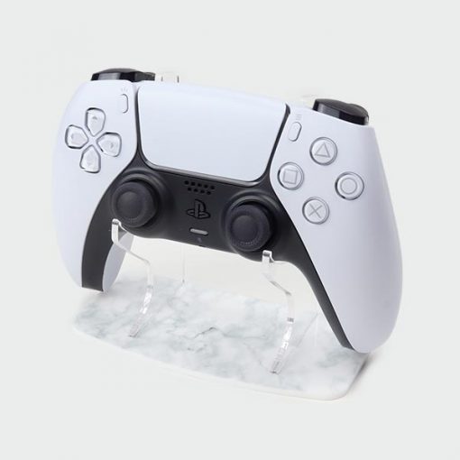 White Marble PlayStation 5 Controller Stand