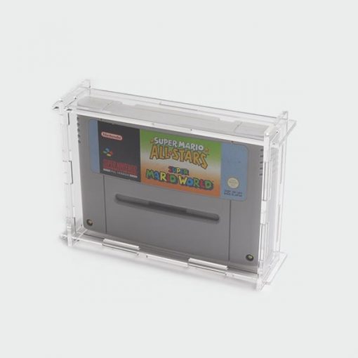 Nintendo SNES Cartridge Display Case