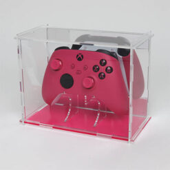 Deep Pink Xbox Dual Case and Controller Stand